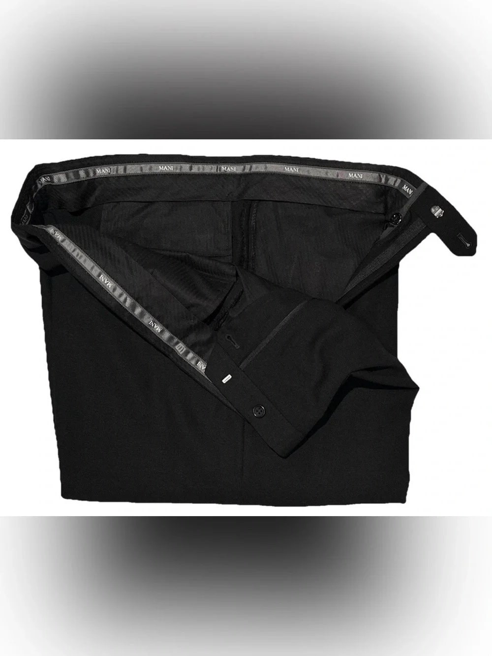 $2695 GIORGIO ARMANI MANI SUIT 48R 48 R SAKS 5TH SINGLE BREASTED BLACK 4 SZN